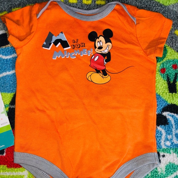 Disney Baby Mickey Mouse Bundle – Onesie + 2-Pack Pacifiers (New Boutique Item) - Picture 3 of 5